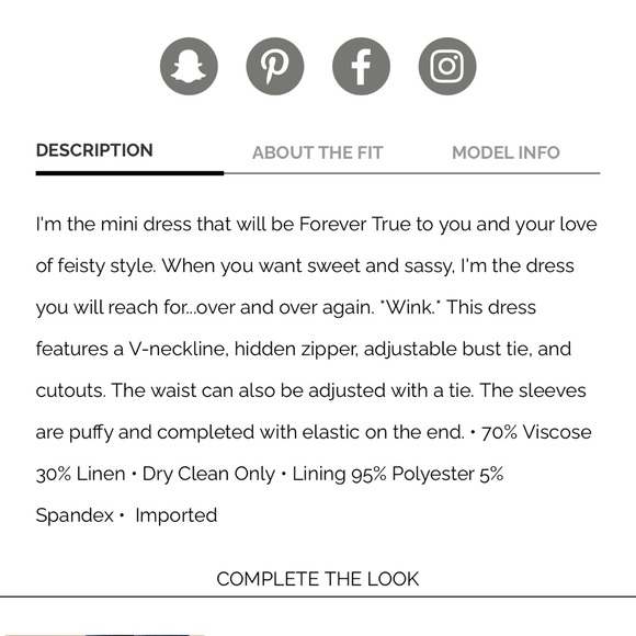 NWT White double tie front mini dress - Picture 8 of 8